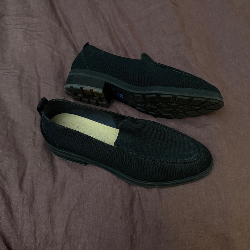 Rothy’s Lug Loafer Onyx Black Size 12